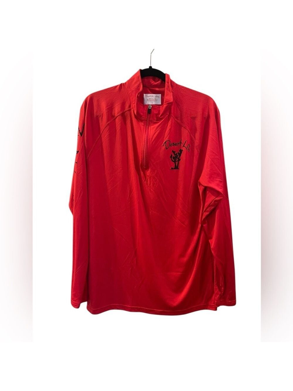 Desert Life Kokopelli Cactus UV 1/4 Zip Shirt Zion National Park